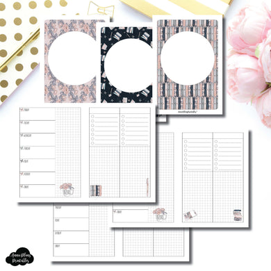 A6 TN Size | Undated Week on 2 Page Collaboration Printable Insert ©
