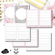 A6 TN Size | New Weeks Horizontal Layout - HappyDaya Collaboration Printable Insert ©
