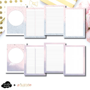 A5 Wide RIngs Size | Lists & Notes TwoLilBees Collaboration Bundle Printable Inserts ©
