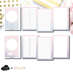 A6 Rings Size | Lists & Notes TwoLilBees Collaboration Bundle Printable Inserts ©