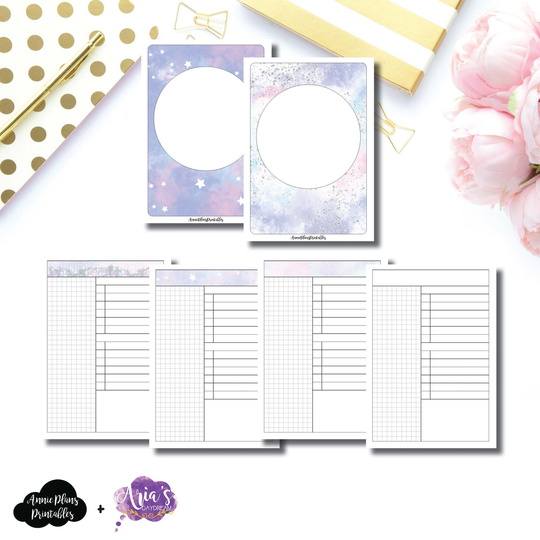 A6 TN Size | Aria's Daydream Anniversary Collaboration Daily Printable Insert ©
