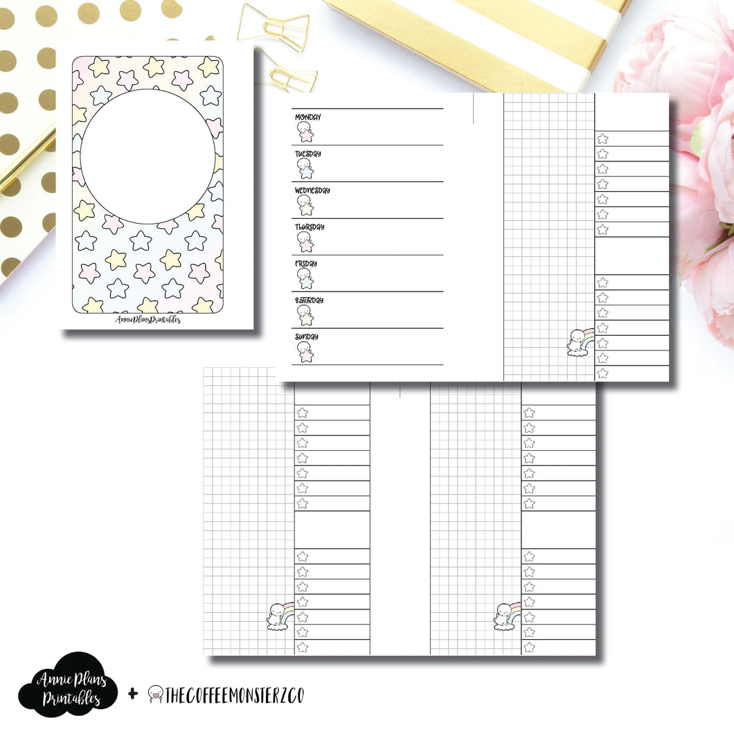 Pocket Rings Size | TheCoffeeMonsterzCo Collaboration Weekly/Daily Printable Insert ©