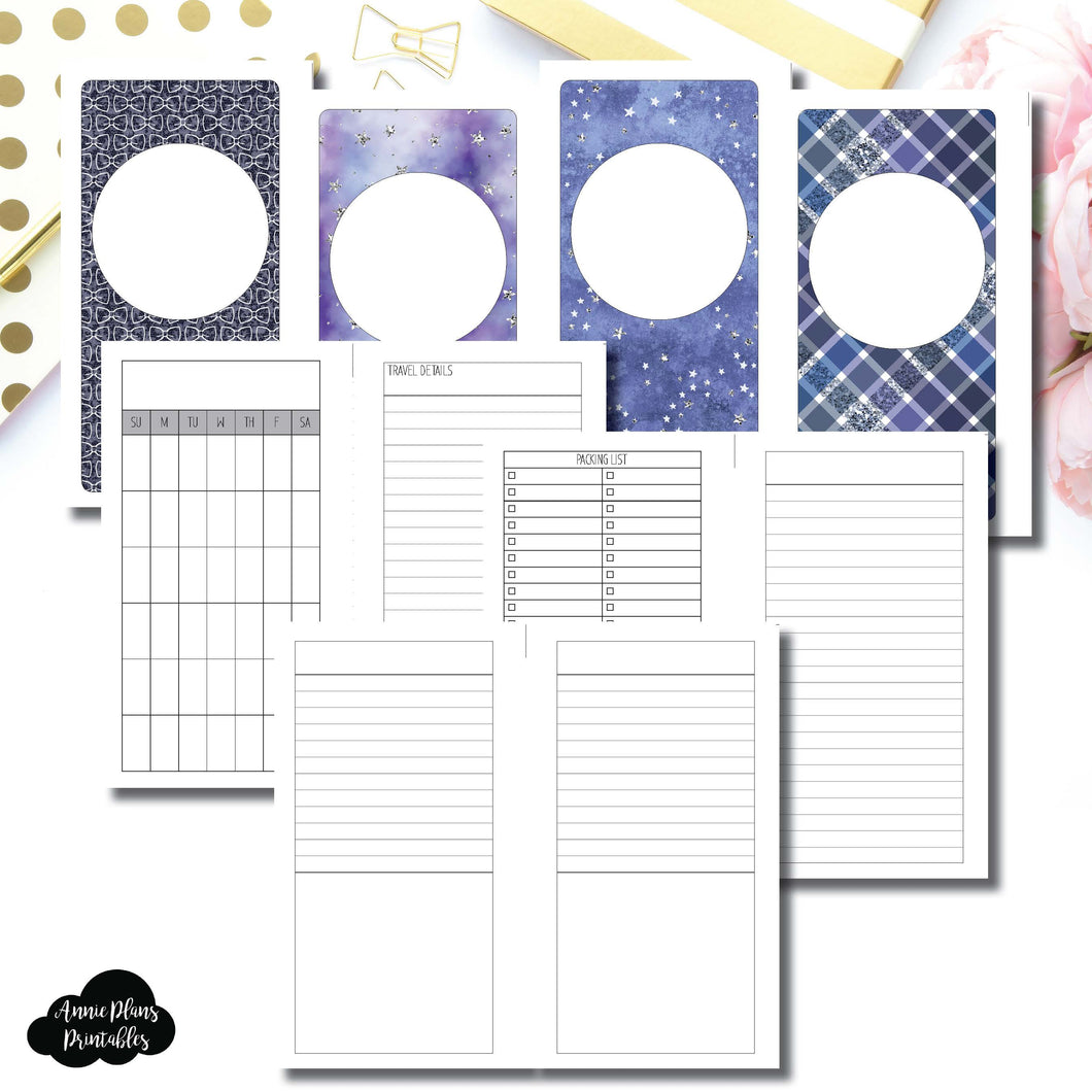 Personal Rings Size | Planner Meet Up/Travel Plans Printable Insert ©