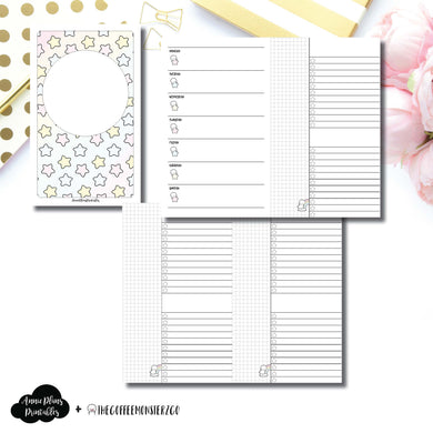 B6 Slim TN Size | TheCoffeeMonsterzCo Collaboration Weekly/Daily Printable Insert ©