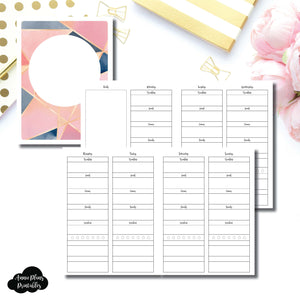 Classic HP Size | Wellness Tracker Printable Insert ©