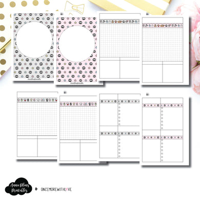 A6 Rings Size | OnceMoreWithLove SanMunchkin Collaboration Printable Insert ©