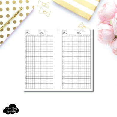 FREEBIE Personal Rings Size | Monthly Step Tracker Printable