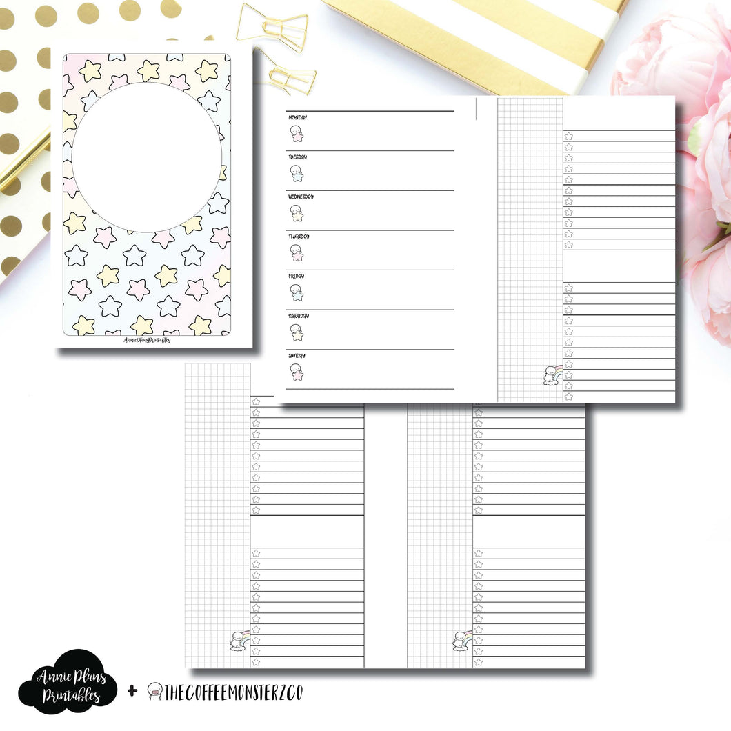 Mini HP Size | TheCoffeeMonsterzCo Collaboration Weekly/Daily Printable Insert ©