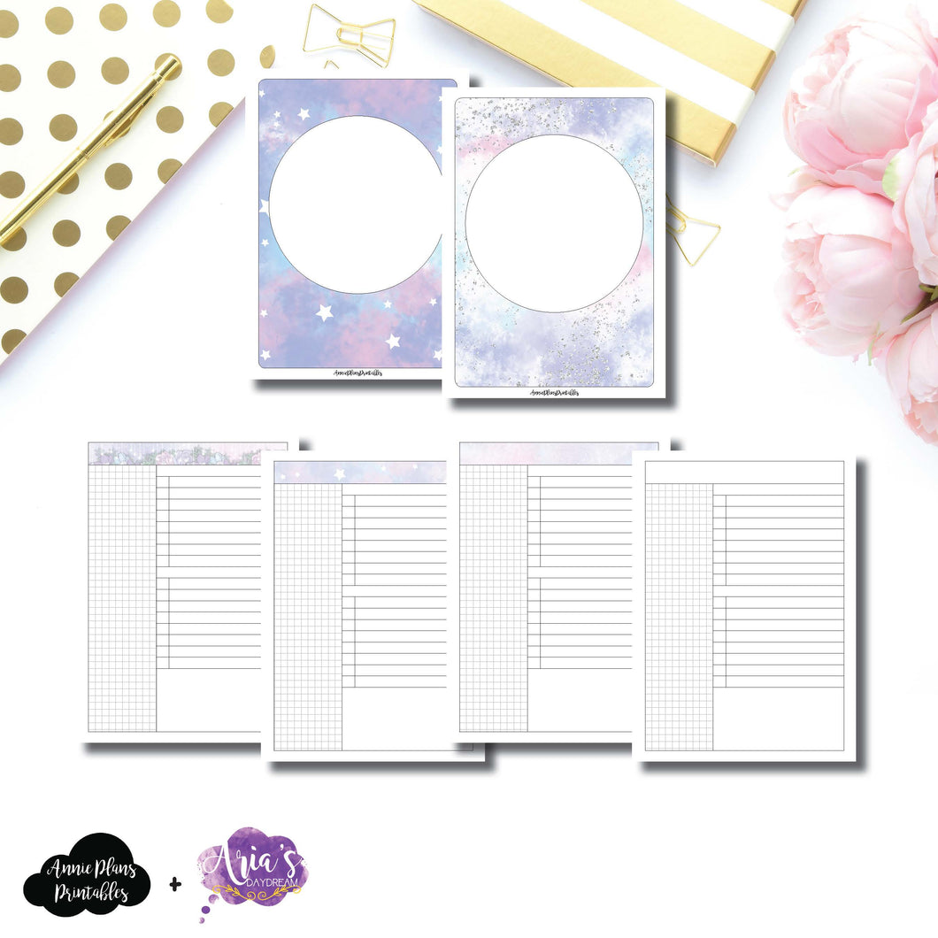 B6 TN Size | Aria's Daydream Anniversary Collaboration Daily Printable Insert ©