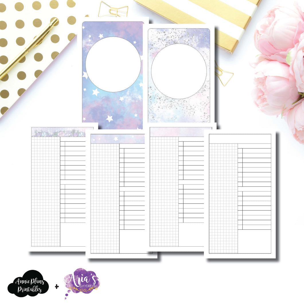 Personal TN Size | Aria's Daydream Anniversary Collaboration Daily Printable Insert ©