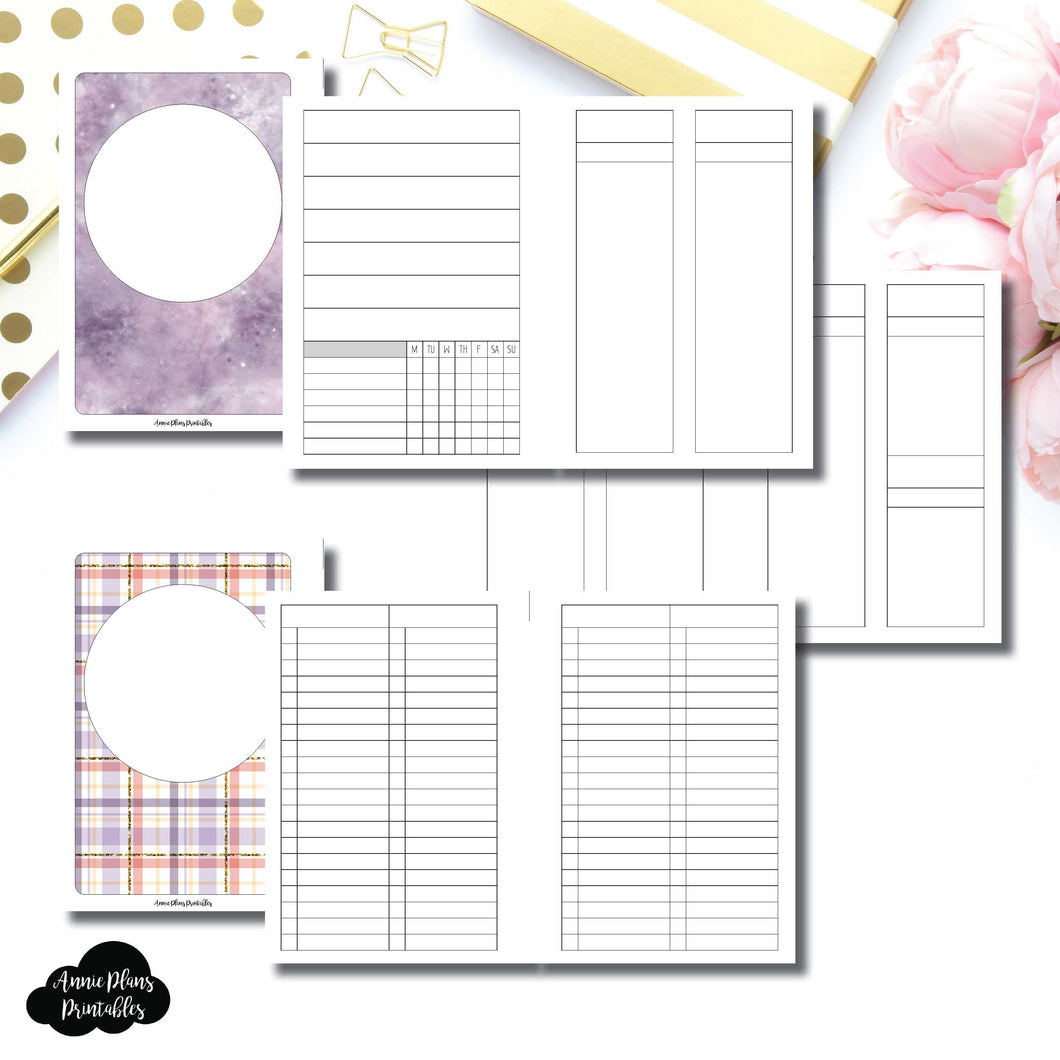 A6 Rings Size | Libbie & Co March Mystery Kit Bundle Printable Inserts ©