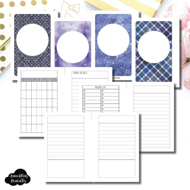 Pocket Rings Size | Planner Meet Up/Travel Plans Printable Insert ©