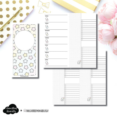 HWeeks Wide Size | TheCoffeeMonsterzCo Collaboration Weekly/Daily Printable Insert ©