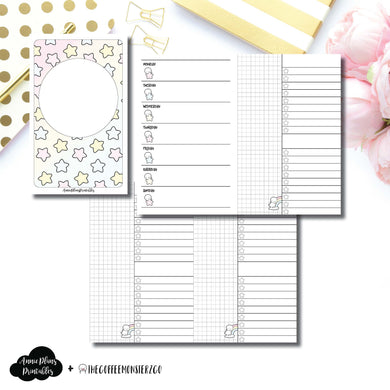 Pocket TN Size | TheCoffeeMonsterzCo Collaboration Weekly/Daily Printable Insert ©