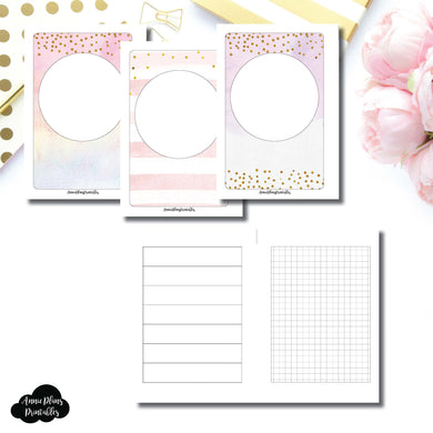 A6 Rings Size | HWeeks Weekly Layout Printable Insert ©