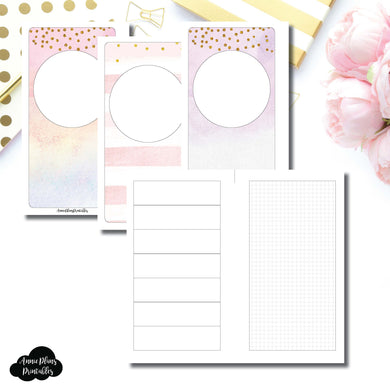 Personal Rings Size | HWeeks Weekly Layout Printable Insert ©
