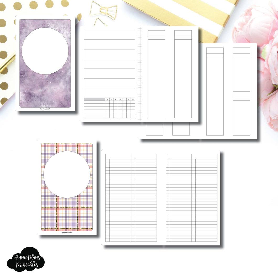 Half Letter Rings Size | Libbie & Co March Mystery Kit Bundle Printable Inserts ©