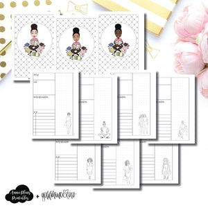 A6 RINGS Size | Goldmine & Coco Daily Collaboration Printable Inserts ©
