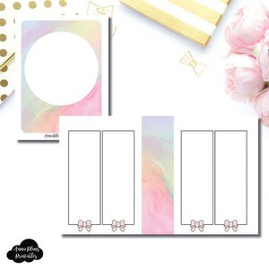 Micro TN Size | SimplyGilded Collaboration Vertical Week on 4 Page Printable Insert ©