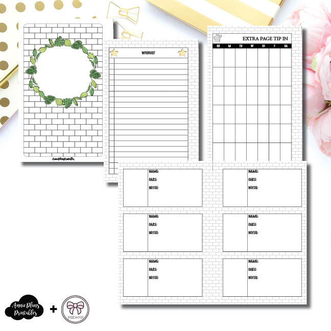 Mini HP Size | Plant Care - Fox & Pip Collaboration Printable Insert ©