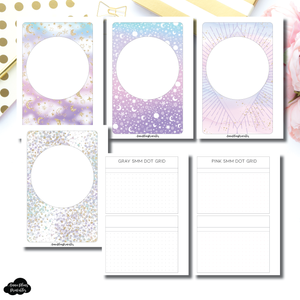 Classic HP Size | Double Box Dot Grid Printable Insert