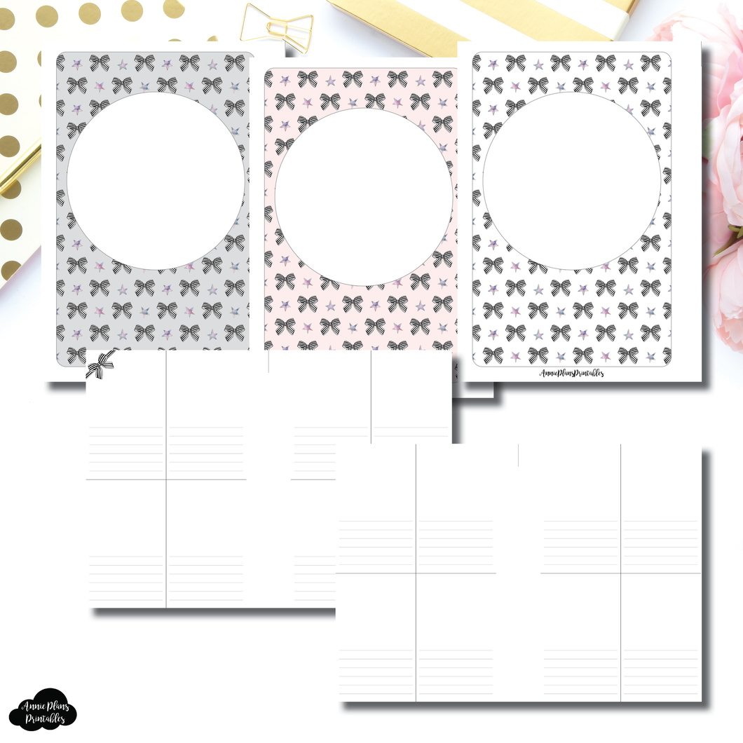 Pocket Plus Rings Size | Vertical Notes Printable Insert