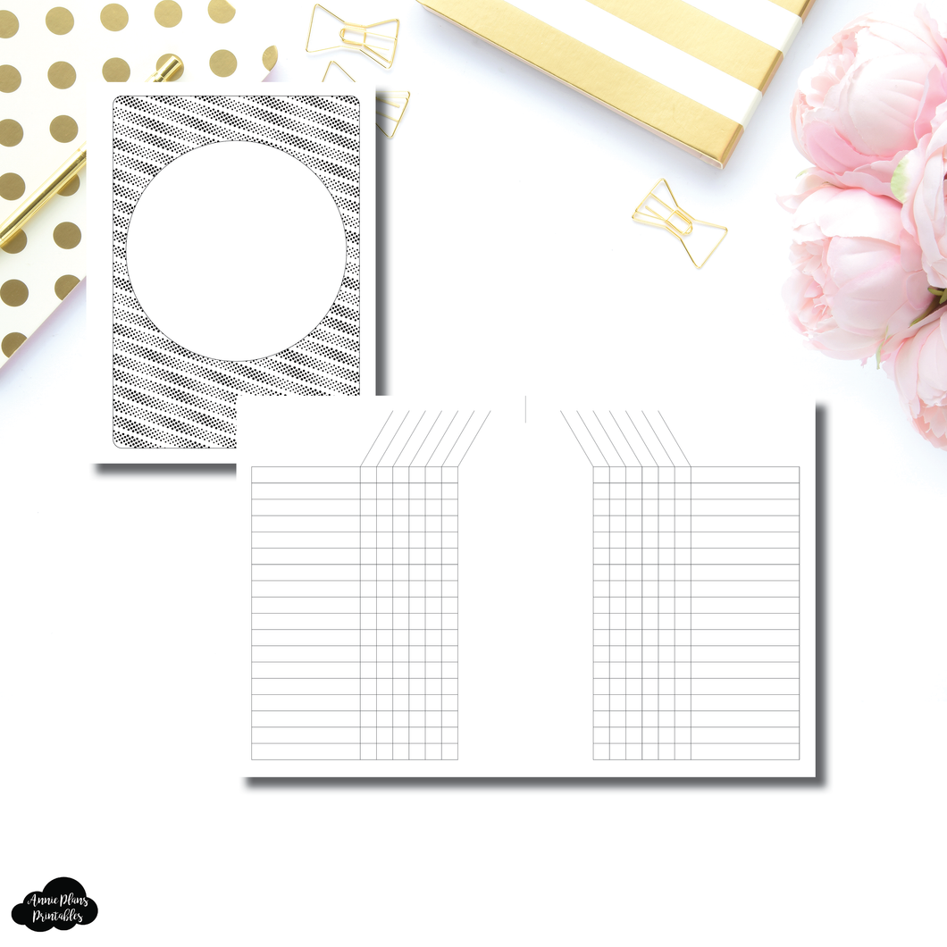 B6 Rings Size |  Simple Tracker Printable Insert