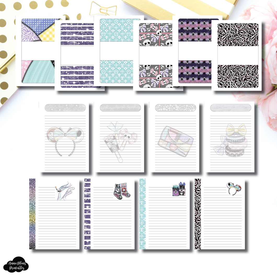 Mini HP Size | Ultimate Halloween Luxe Notes Printable Insert