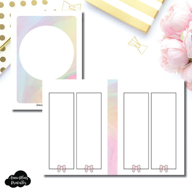 Passport TN Size | SimplyGilded Collaboration Vertical Week on 4 Page Printable Insert ©