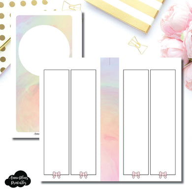 Personal Rings Size | SimplyGilded Collaboration Vertical Week on 4 Page Printable Insert ©