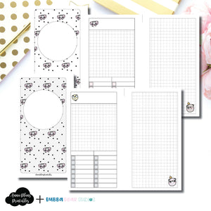 PERSONAL RINGS Size | Undated Day on 2 Page or Project Bubba Bear Studios Collaboration Printable Insert