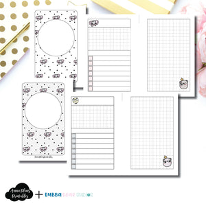 POCKET RINGS Size | Undated Day on 2 Page or Project Bubba Bear Studios Collaboration Printable Insert