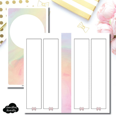 Standard TN Size | SimplyGilded Collaboration Vertical Week on 4 Page Printable Insert ©