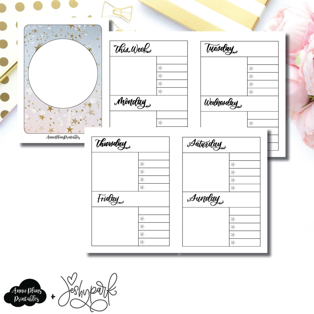 Micro TN Size | JeshyPark Undated Weekly Collaboration Printable Insert ©