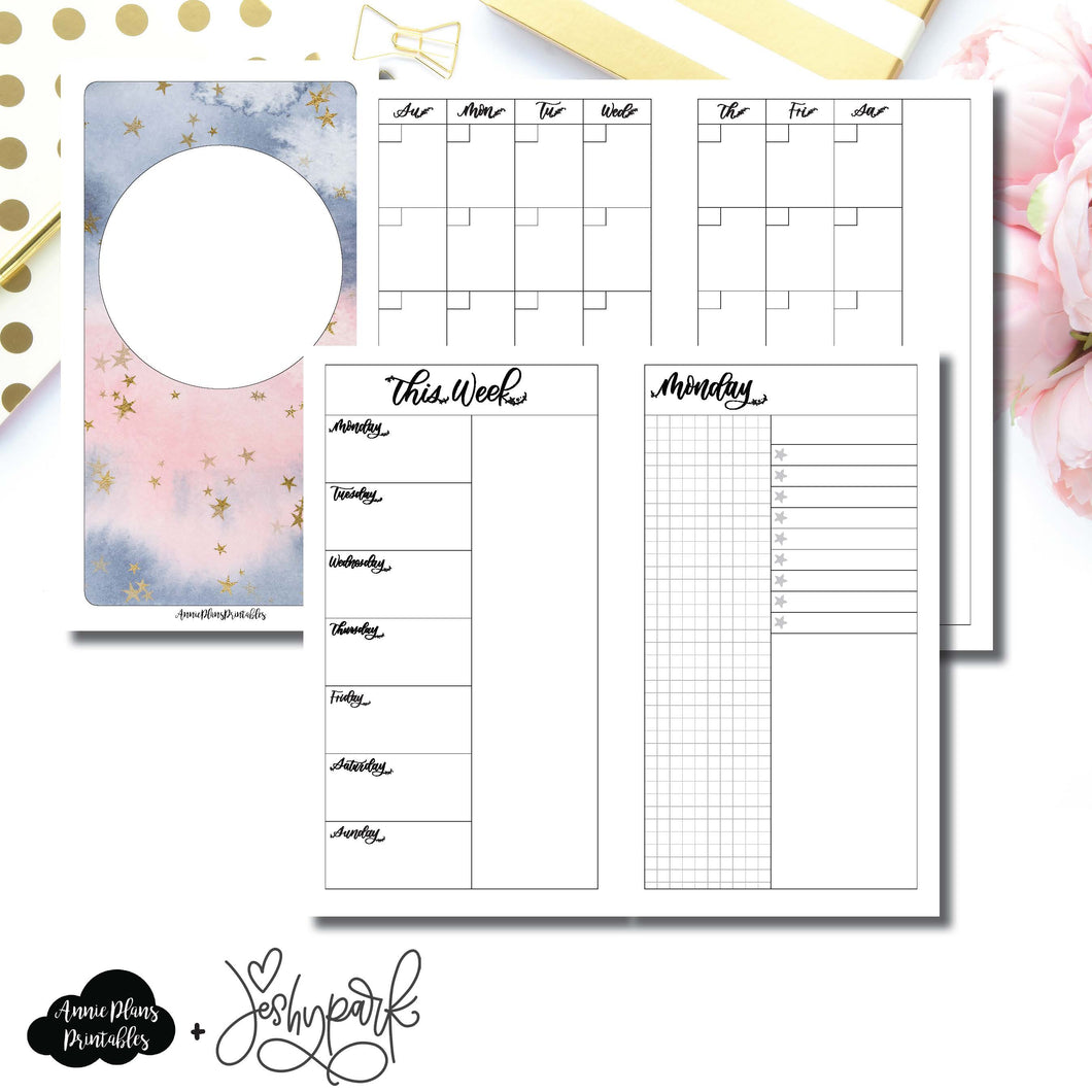 Personal TN Size | JeshyPark Undated Daily Collaboration Printable Insert ©