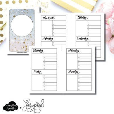 Pocket Rings Size | JeshyPark Undated Weekly Collaboration Printable Insert ©