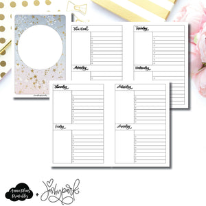 Personal Wide Rings Size | JeshyPark Undated Weekly Collaboration Printable Insert ©