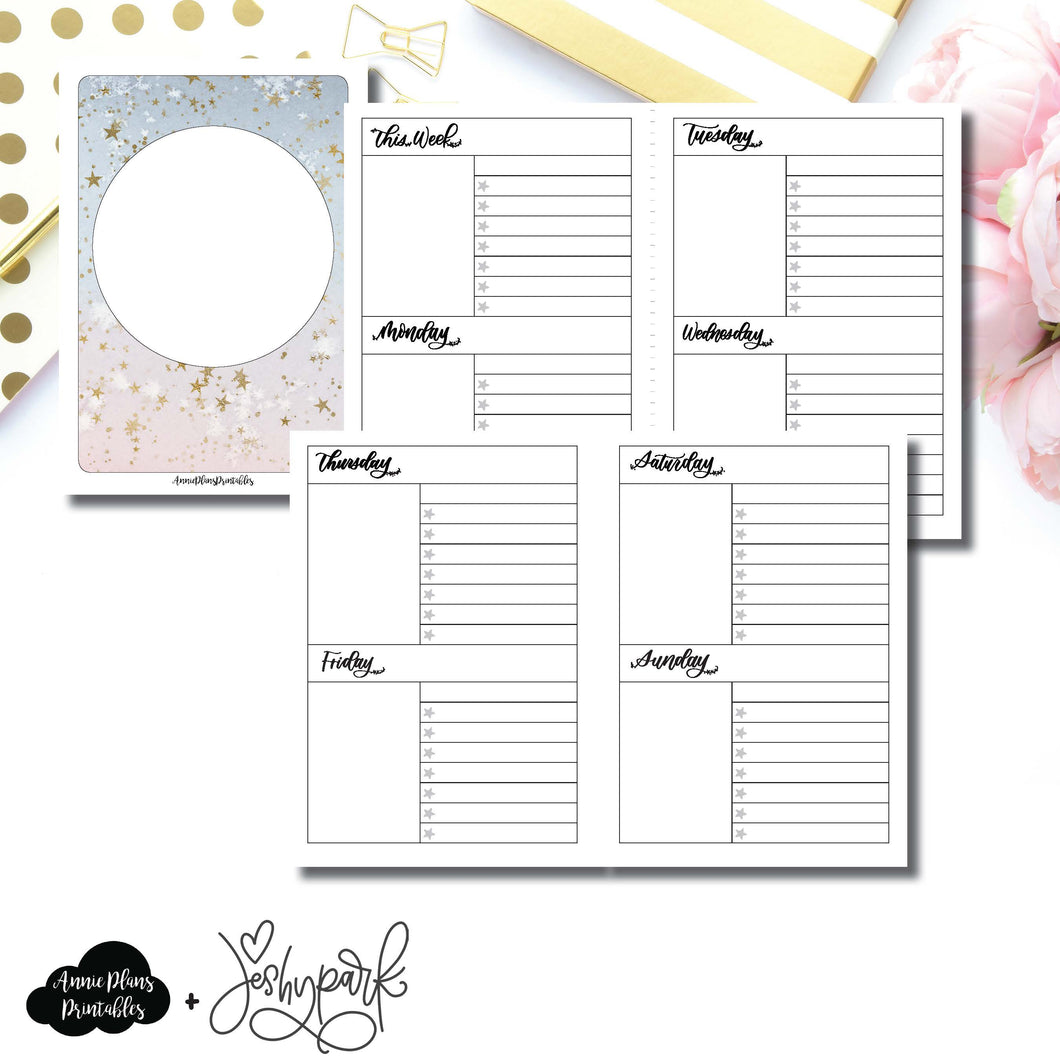 A6 TN Size | JeshyPark Undated Weekly Collaboration Printable Insert ©
