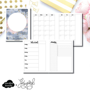 B6 Rings Size | JeshyPark Undated Daily Collaboration Printable Insert ©