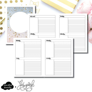 Classic HP Size | JeshyPark Undated Weekly Collaboration Printable Insert ©