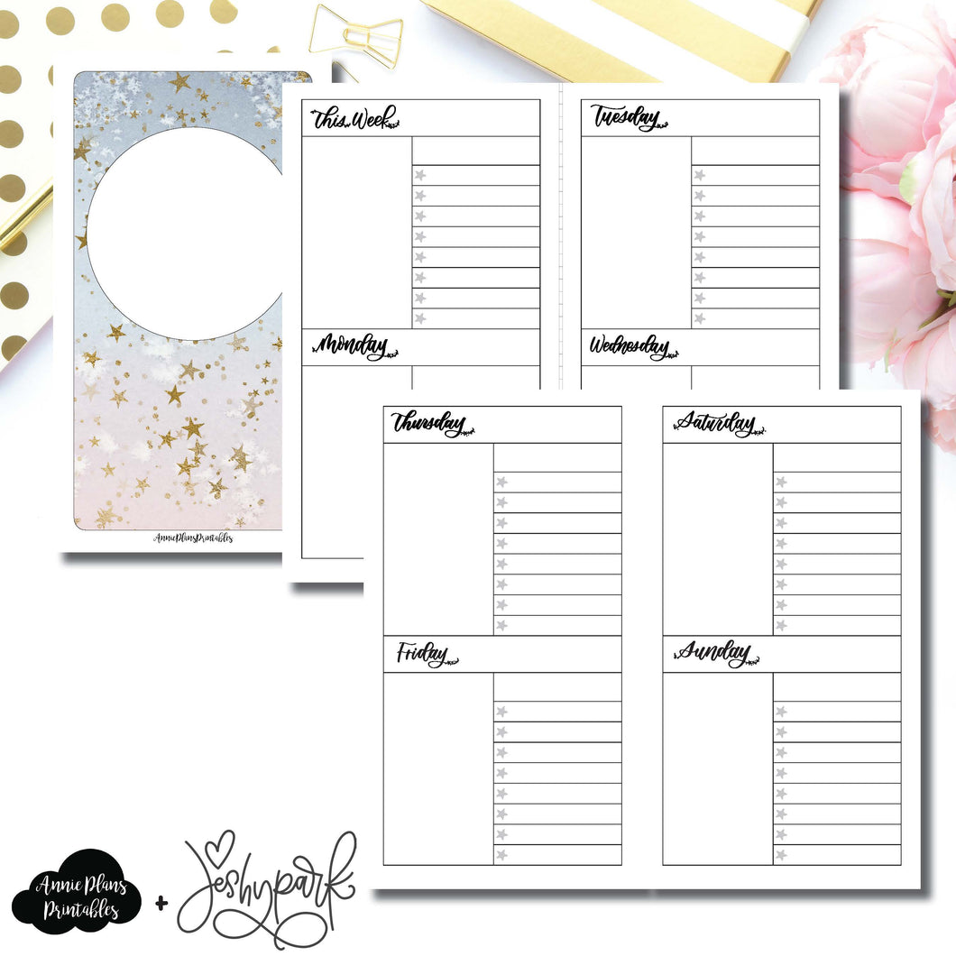 Personal TN Size | JeshyPark Undated Weekly Collaboration Printable Insert ©